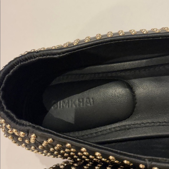 SIMKHAI Simkhai Shoes Flats Eden Studded Leather Flats size 10.5 - Picture 6 of 14